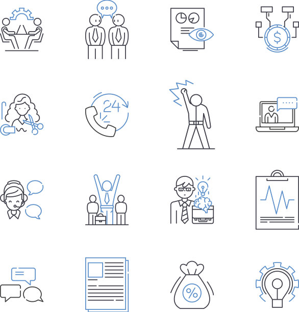 运行效率线图标收集图片下载