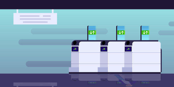 矢量插图内部空挡板门或十字转门作为通行门的交通在地铁或地铁作为快速运输城市公共交通图片下载