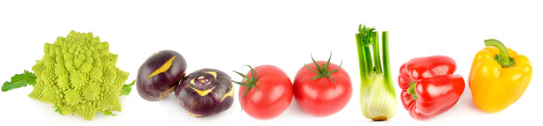 一套孤立在白色上的蔬菜。拼贴画。宽的照片。图片下载