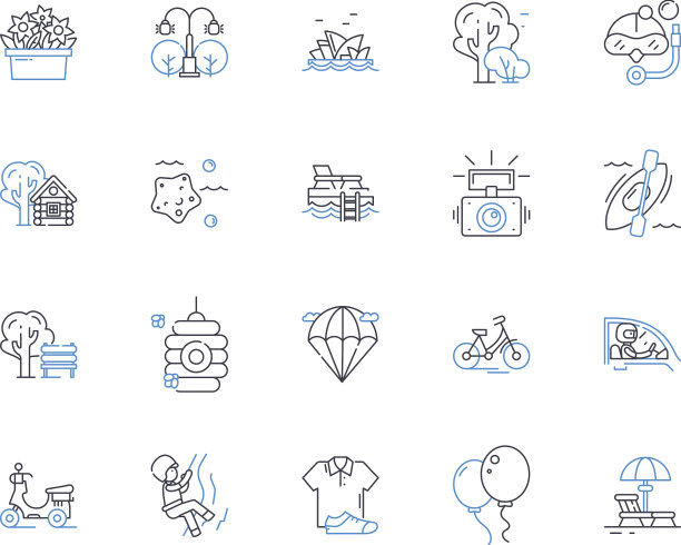 浪漫度假线图标收集幸福图片下载