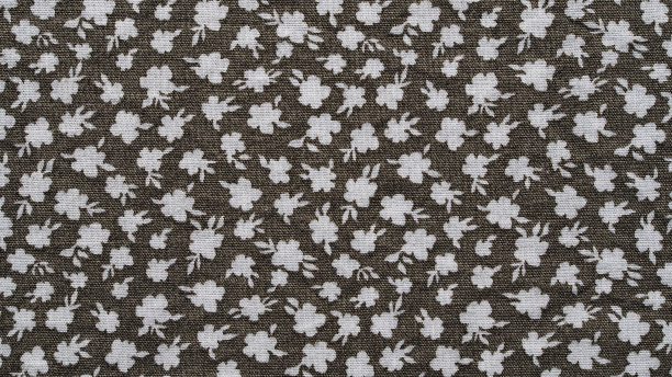 细节无缝的棕色和白色的抽象织物图案背景图片下载