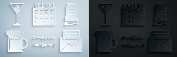 套烤羊肉串卡拉ok木啤酒杯图片下载