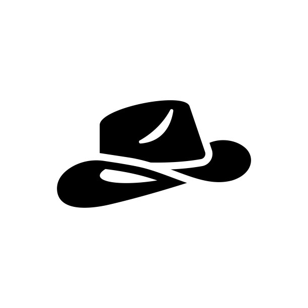 牛仔帽/西部风格牛仔帽图标图片下载