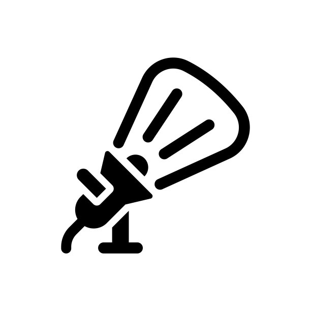 照明或直立扁平图标图片下载