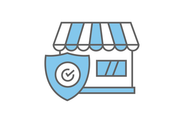 租房者保险图标。安全矢量图标，存储，保护，屏蔽，安全系统，存储屏蔽。双色调图标风格设计。简单的矢量设计可编辑图片下载