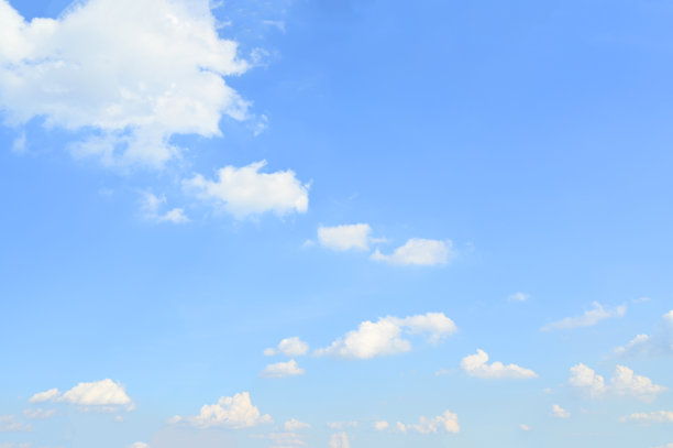 蓝天白云，自然背景图片下载