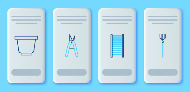 集线园艺手工剪刀木制图片下载