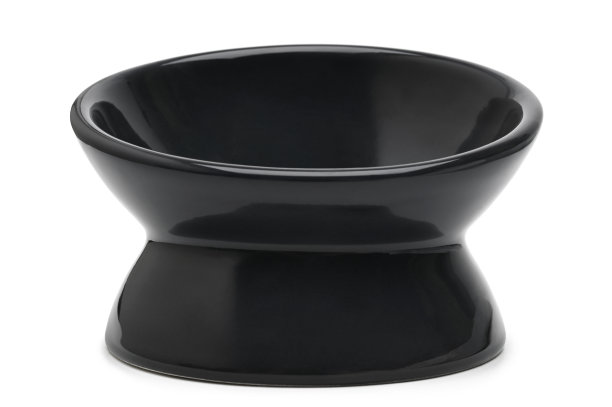 装宠物食品的空陶瓷碗图片下载