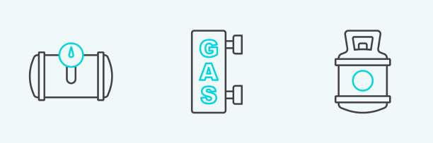 设置管线丙烷气罐供车辆和图片下载