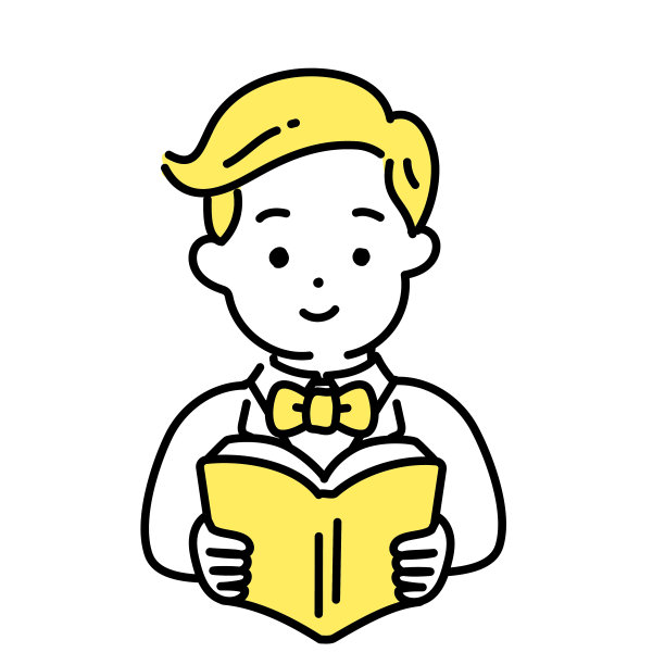 萌人插画系列_读书人_读书图片下载