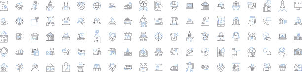 地铁公交线路图标集合图片下载