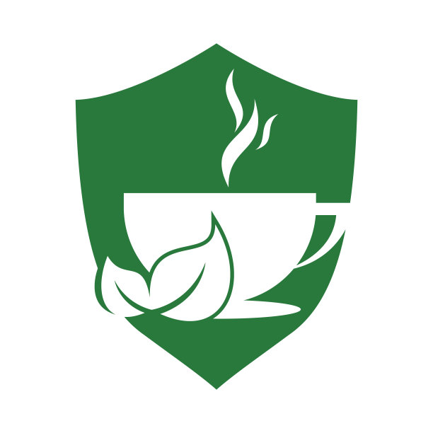 生态咖啡标志模板设计。图片下载