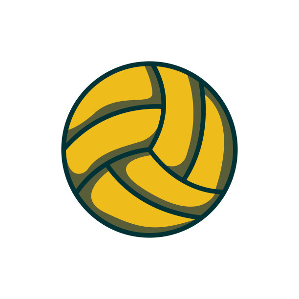 排球图标设计矢量模板图片下载