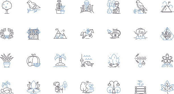 伟大的户外线图标收集冒险图片下载