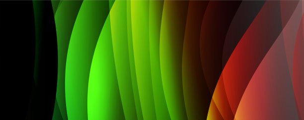 具有动态波浪线的流体颜色梯度图片下载