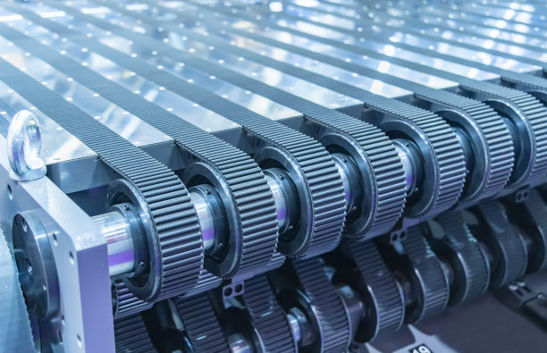 用于铸造工业零件皮带轮的带式履带图片下载