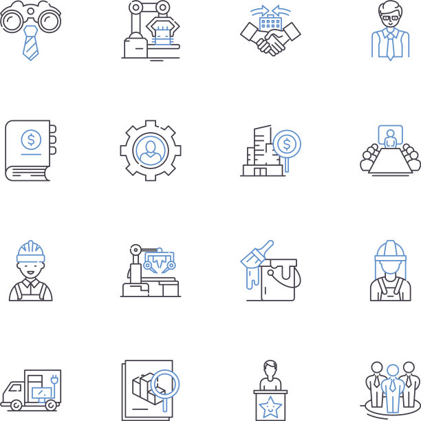 电子商务线上图标收集网上购物图片下载