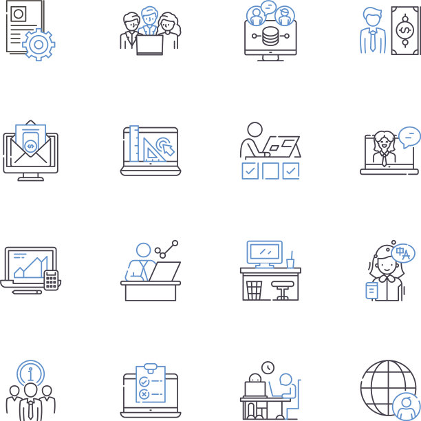方法线图标收集方法技术图片下载