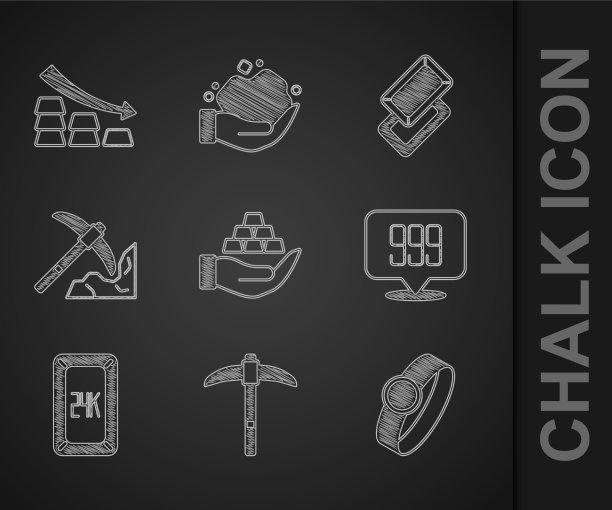 设置金条在手镐环24k开采图片下载