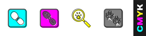 设人脚印鞋爪寻狐图片下载