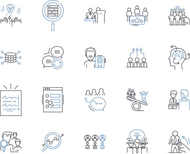 商业部门行图标收藏业务图片下载