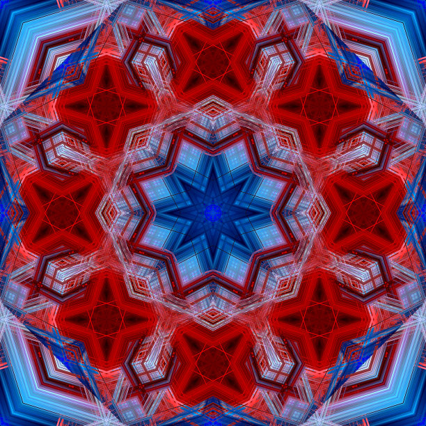 明亮、多彩、东方的曼陀罗装饰。无缝多色图案。模板设计披肩，地毯，壁纸，靠垫，床罩。3 d效果。图片下载