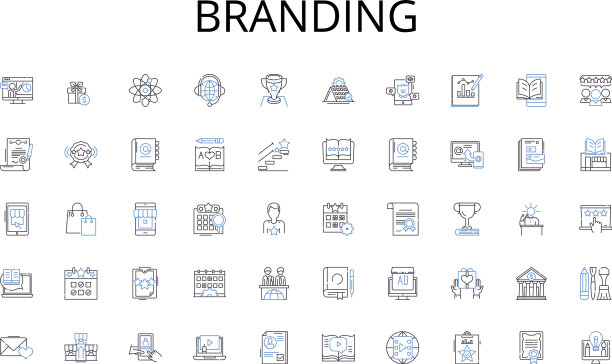 品牌线图标系列合作图片下载