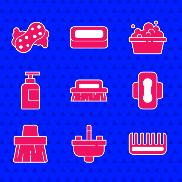 设置刷子，用水龙头清洗脸盆图片下载