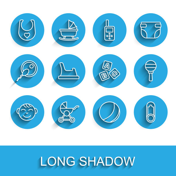 设置线小男孩头婴儿车围兜图片下载