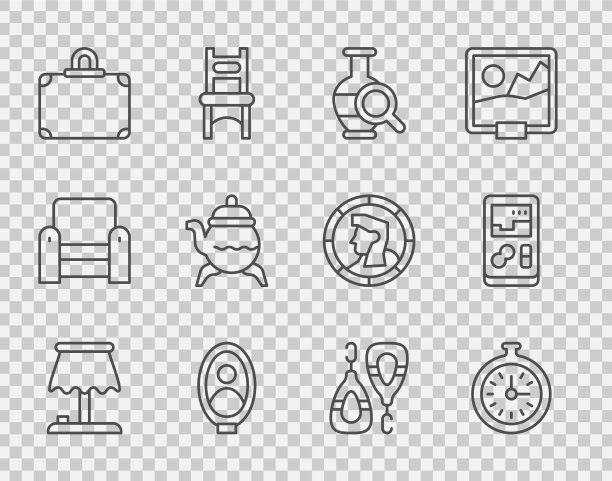 设行台灯怀表古图片下载