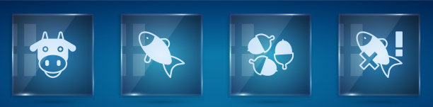 设牛头鱼果而无鱼方图片下载