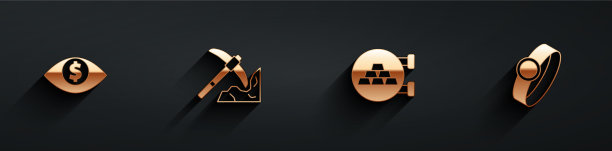 与美元金矿珠宝店对视图片下载