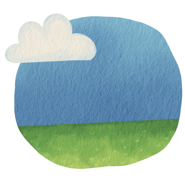 草甸草与天空和云装饰在户外，农村和春季季节。图片下载