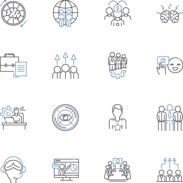 性能资源线图标收集图片下载