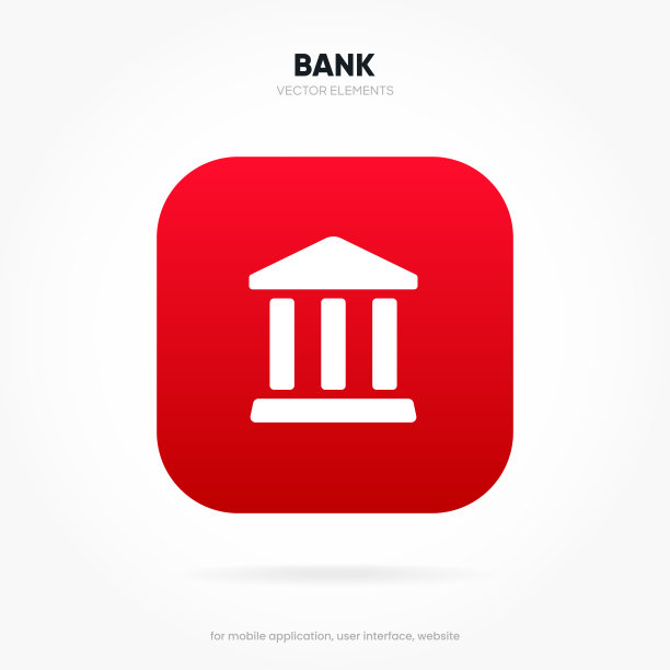 3d或平面银行图标。博物馆图标矢量插图。博物馆招牌的简约风格设计。银行大楼标志。图片下载