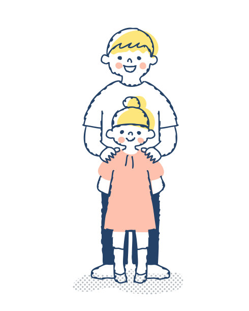 微笑的男孩和女孩图片下载