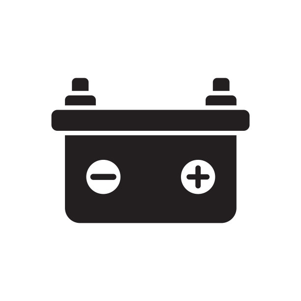 汽车电池图标设计矢量模板图片下载