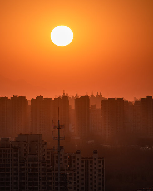 中国北京的天际线图片下载