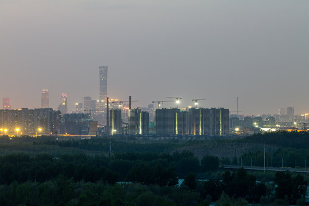 中国北京的天际线图片下载