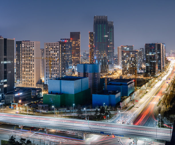 中国北京的天际线图片下载