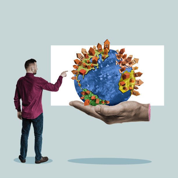 出租和出售房地产的生意。的概念。图片下载