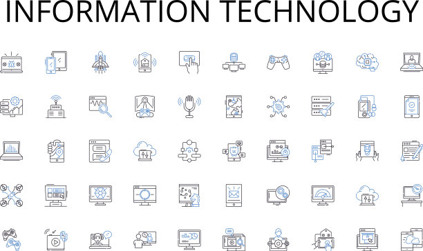 信息技术行图标收集图片下载