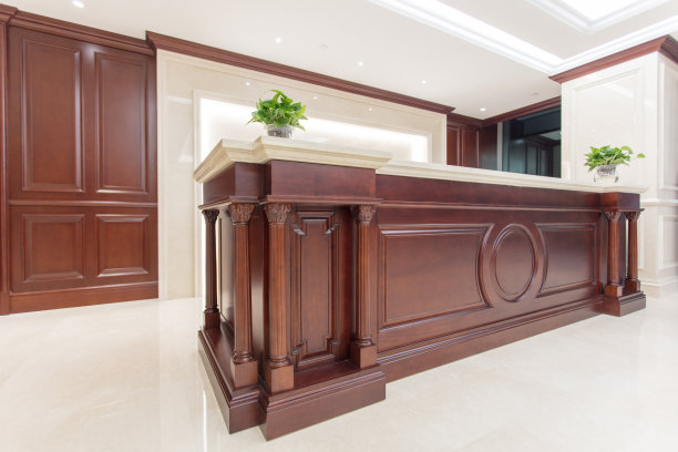 豪华办公室前台图片下载