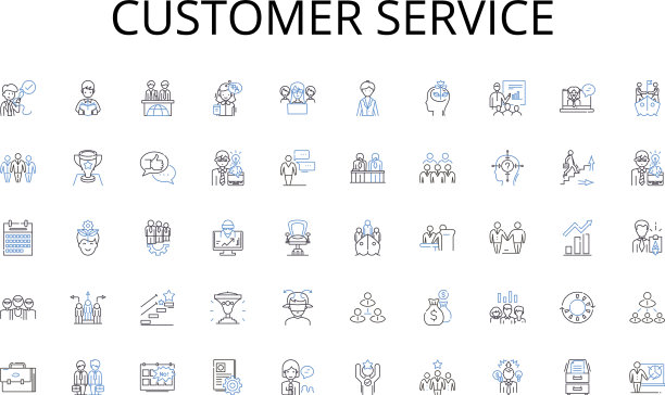 客服线图标收集冒险图片下载