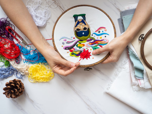 手工刺绣工艺爱好人脑大脑心灵健康精神太阳精神艺术治疗有意识的感觉鼓舞愈合脉轮身体插图设计图案纺织工艺品精选重点图片下载