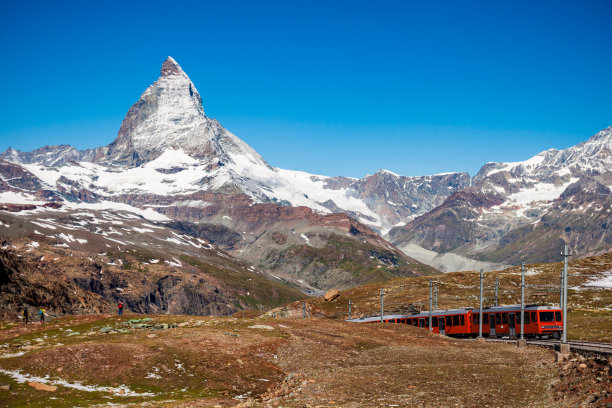 戈内格拉铁路列车，采尔马特图片下载
