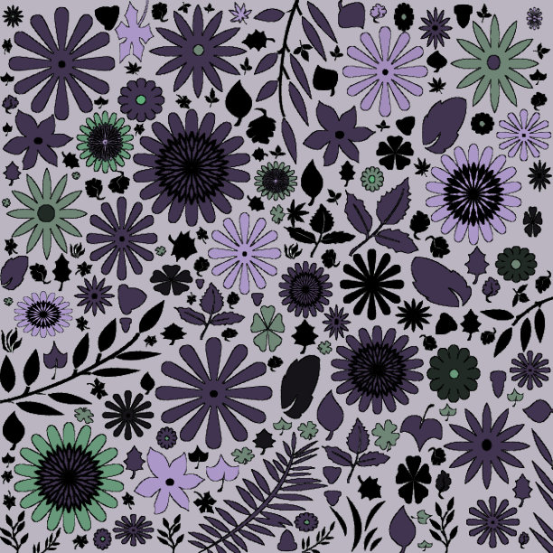 抽象的彩色花卉包装纸设计图片下载