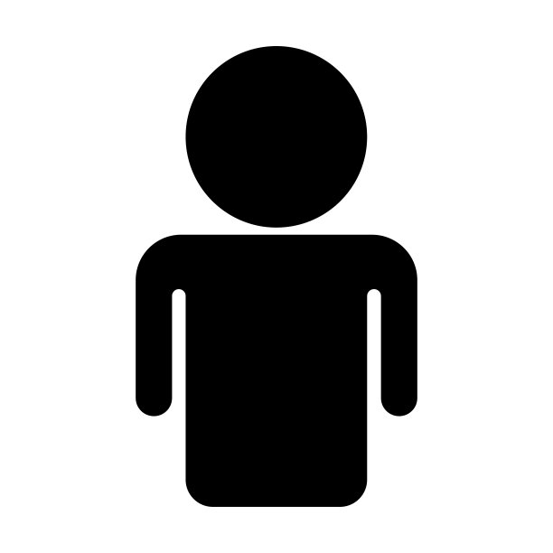 男人图标，人物矢量，经理插图图片下载