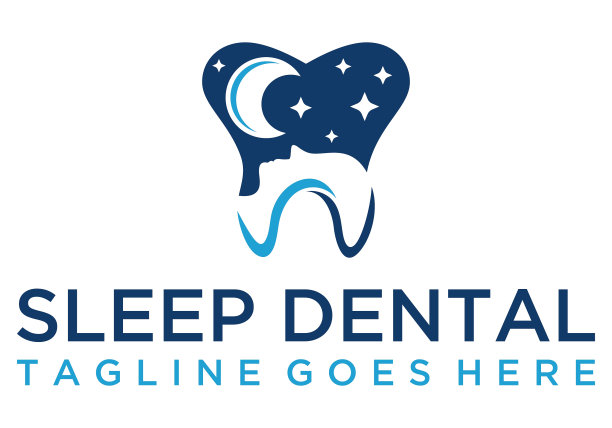 睡眠牙科图标设计。图片下载