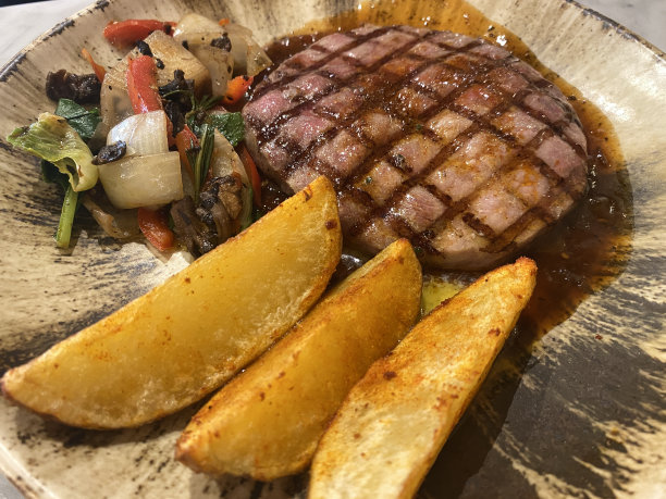 菜单上的肉叫做无骨肋眼咖啡图片下载